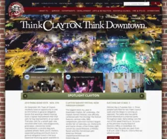 Townofclaytonnc.org(Clayton) Screenshot
