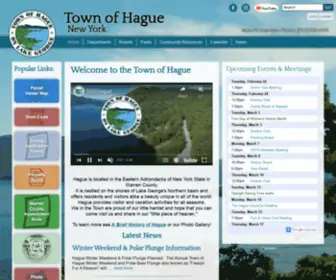 Townofhague.org(Town of Hague) Screenshot