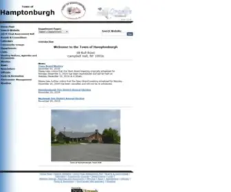 Townofhamptonburgh.org(Town Of Hamptonburgh) Screenshot