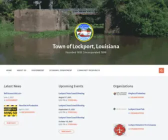 Townoflockport.com(Founded 1835) Screenshot