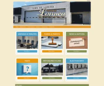 Townoflomira.com(Town of Lomira) Screenshot