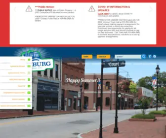 Townoflouisburg.org(Town of Louisburg) Screenshot