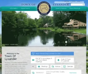 Townoflysander.org(Town Of Lysander New York) Screenshot
