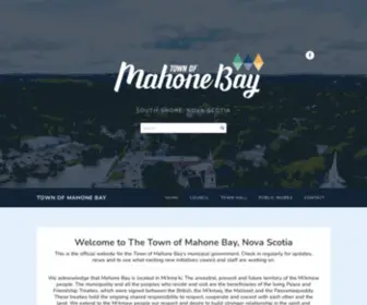 Townofmahonebay.ca(TOWN OF MAHONE BAY) Screenshot