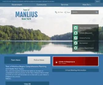 Townofmanlius.org(Manlius, NY) Screenshot