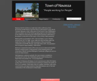 Townofnavassa.org(Town of Navassa) Screenshot