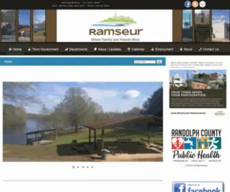 Townoframseur.org(Where Family and Friends Meet. The Town of Ramseur) Screenshot