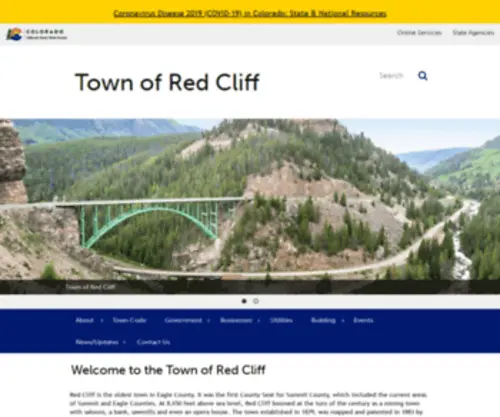 Townofredcliff.org(Red Cliff) Screenshot