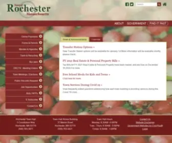 Townofrochestermass.com(Rochester, MA) Screenshot