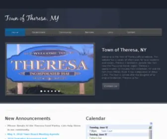 Townoftheresany.com(Town of Theresa) Screenshot