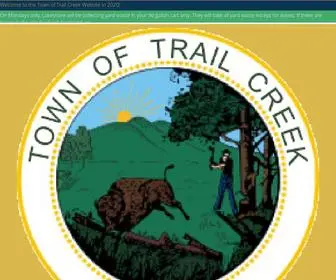 Townoftrailcreek.com(Town of Trail Creek Indiana) Screenshot