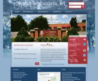 Townofwaukesha.us(Waukesha Town) Screenshot