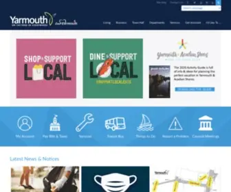 Townofyarmouth.ca(The Town of Yarmouth) Screenshot