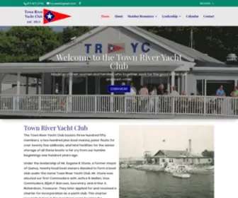 Townriveryachtclub.com(Town River Yacht Club Quincy MA) Screenshot