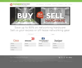 Townsendassets.com(Buy and Sell Used Cisco Routers and Cisco Switches) Screenshot