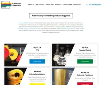 Townsendchem.com.au(Plastic Manufacturer & Polyurethane Suppliers Australia) Screenshot