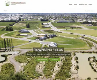 Townsendfields.co.nz(Rangiora's best location to live) Screenshot