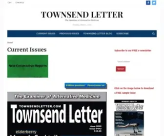 Townsendletter.com(Current Issues) Screenshot