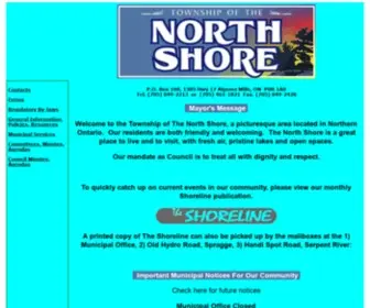 Townshipofthenorthshore.ca(Township of the North Shore) Screenshot