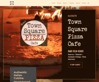 Townsquarepizzacafe.com(Sauro’s Town Square Pizza Cafe) Screenshot