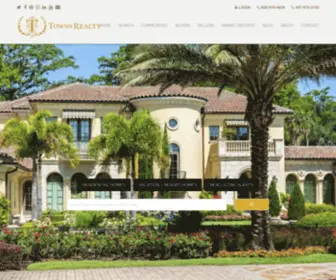 Townsrealty.com(Florida Real Estate) Screenshot