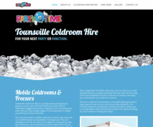 Townsvillecoldroomhire.com.au(Hire Coldrooms for your next party or function) Screenshot