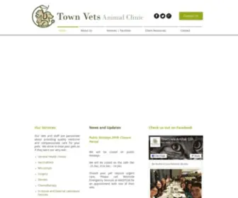 Townvets.com.sg(Town Vets Animal Clinic) Screenshot