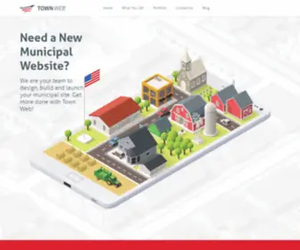 Townwebsitedesign.com(Town Web) Screenshot