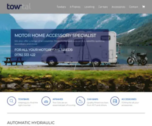 Towtal.co.uk(Motorhome Servicing & Accessories) Screenshot