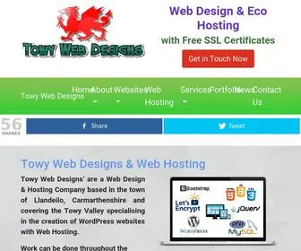 Towywebdesigns.uk(Towy Web Designs Web Hosting Llandeilo Ammanford Carmarthen Llanelli) Screenshot