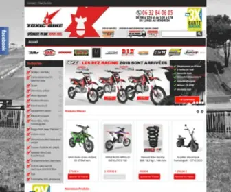 Toxicbike.fr(Vente de minibike) Screenshot