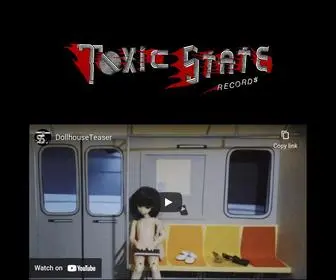 Toxicstaterecords.com(TOXIC STATE RECORDS) Screenshot