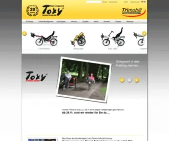 Toxy.de(Toxy Liegerad GmbH) Screenshot