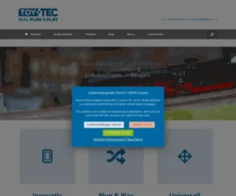 Toy-Tec.de(Intelligente Modellbahnsteuerung ALAN) Screenshot