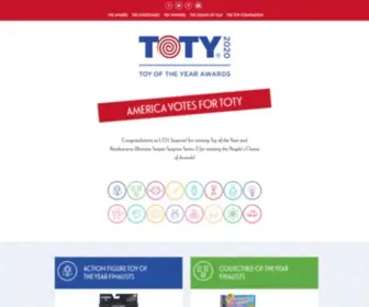 Toyawards.org(America Votes for TOTY) Screenshot