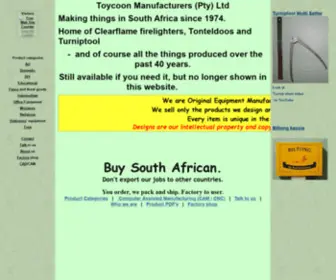 Toycoon.co.za(Toycoon Manufacturers (Pty) Ltd) Screenshot