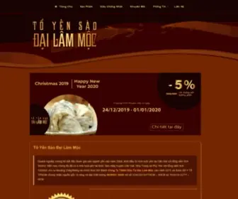 Toyensaovietnam.com(Tổ Yến Sào ĐẠI LÂM MỘC ™) Screenshot