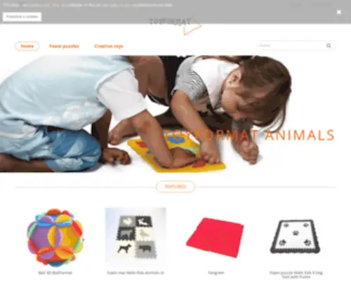 Toyformat.com(Foam puzzle manufacture in the EU) Screenshot
