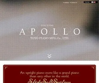 Toyoapollo.com(TOYO PIANO MFG.Co) Screenshot