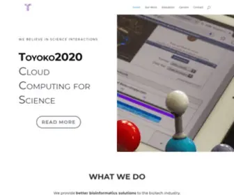 Toyoko.io(Bioinformatic solutions) Screenshot