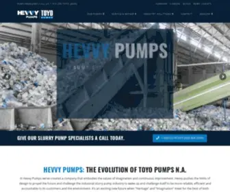 Toyopumps.com(Hevvy Pumps // Toyo Pumps) Screenshot