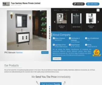 Toyosanitarywares.co.in(Toyo Sanitary Wares Private Limited) Screenshot