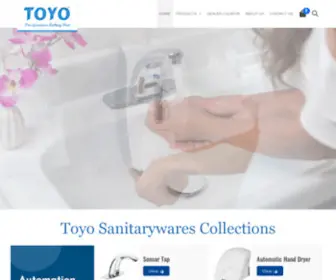 Toyosanitarywares.com(Toyo Sanitary wares Pvt Ltd) Screenshot