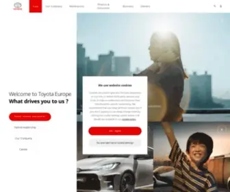 Toyota-Europe.com(Toyota’s mission) Screenshot