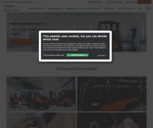 Toyota-Forklifts.ch(Online-Shop f) Screenshot