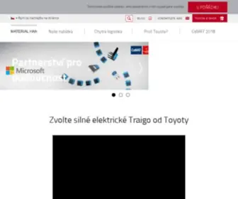Toyota-Forklifts.cz(Paletové vozíky) Screenshot