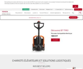 Toyota-Forklifts.fr(Vente et location chariots élévateurs) Screenshot