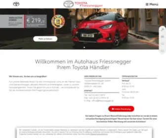 Toyota-Friessnegger.at(Toyota) Screenshot