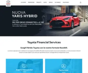 Toyota-FS.it(Scegli l'ibrido Toyota e le nostre formule flessibili) Screenshot