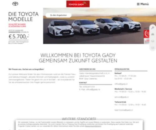 Toyota-Gady.at(Toyota) Screenshot